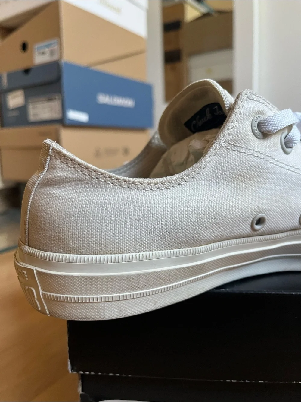 Converse Chuck Taylor II 2 in Parchment/Off-White 8 - Picture 7 of 16